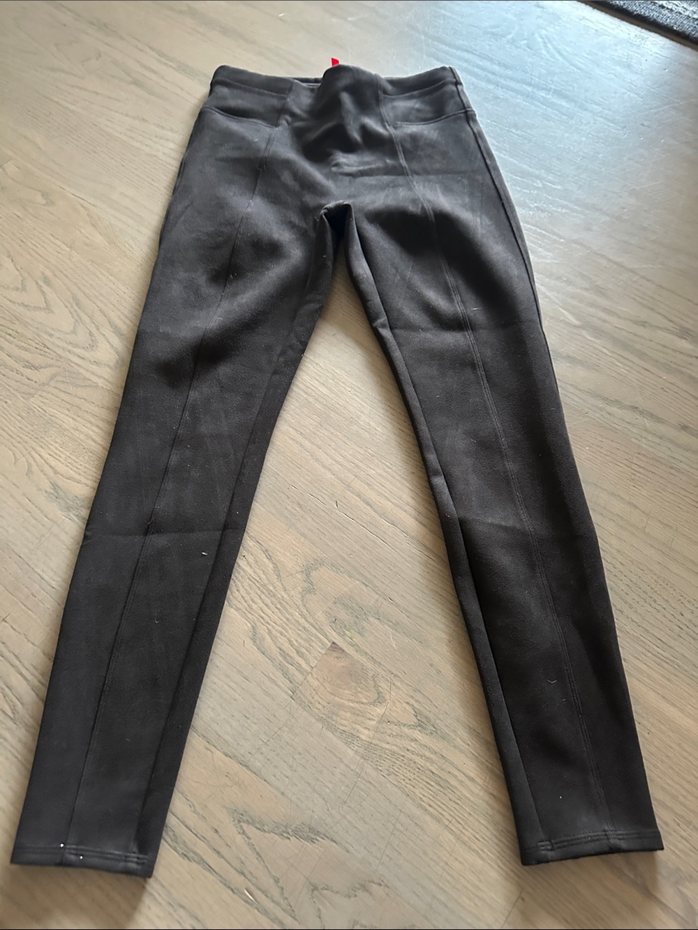 Spanx Brown Suede Ponte Leggings